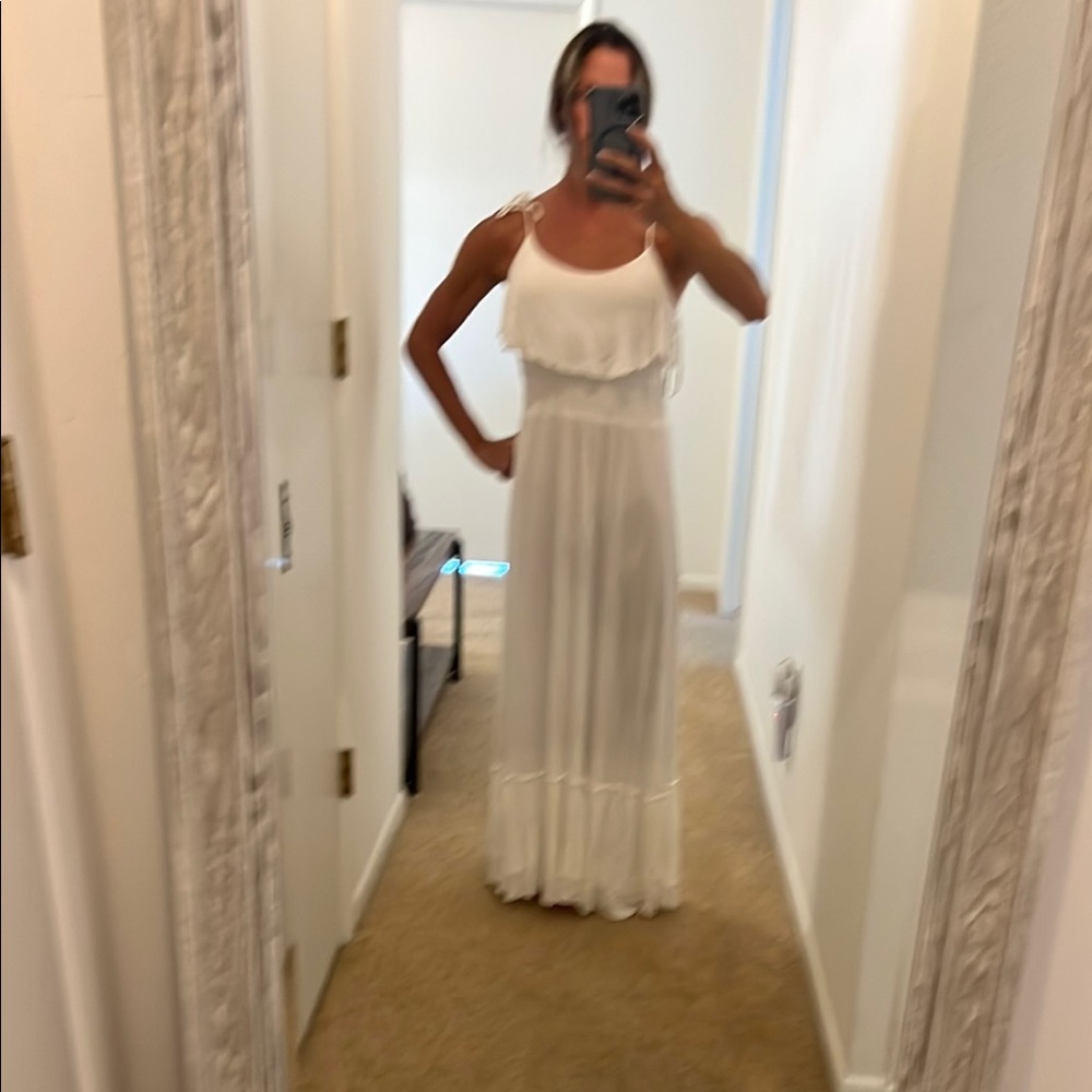 Young Fabulous & Broke White Maxi
